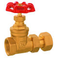 brass gate valve full port with expansion coupling brass gate valve for water meter